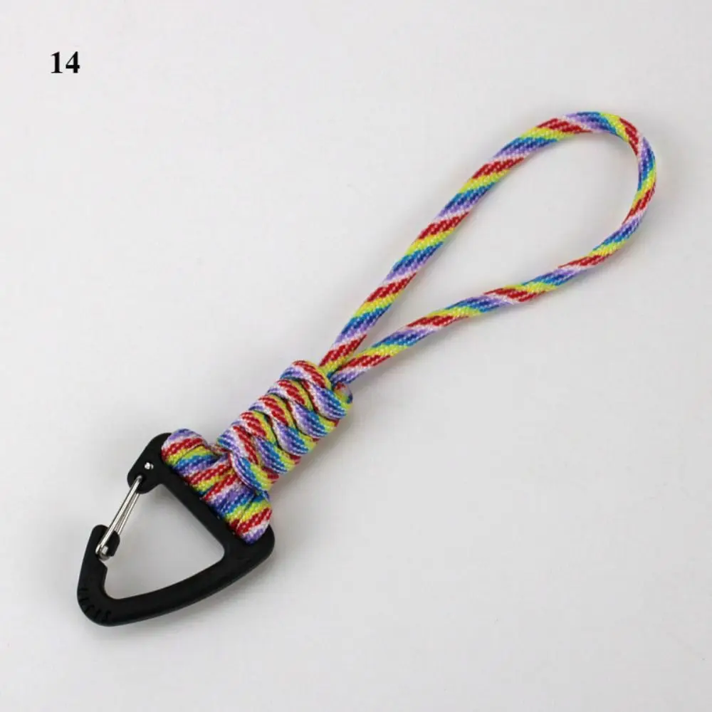 

New High Strength Paracord Keychain 20 Styles Lanyard Rotatable Buckle Emergency Survival Outdoor Tool