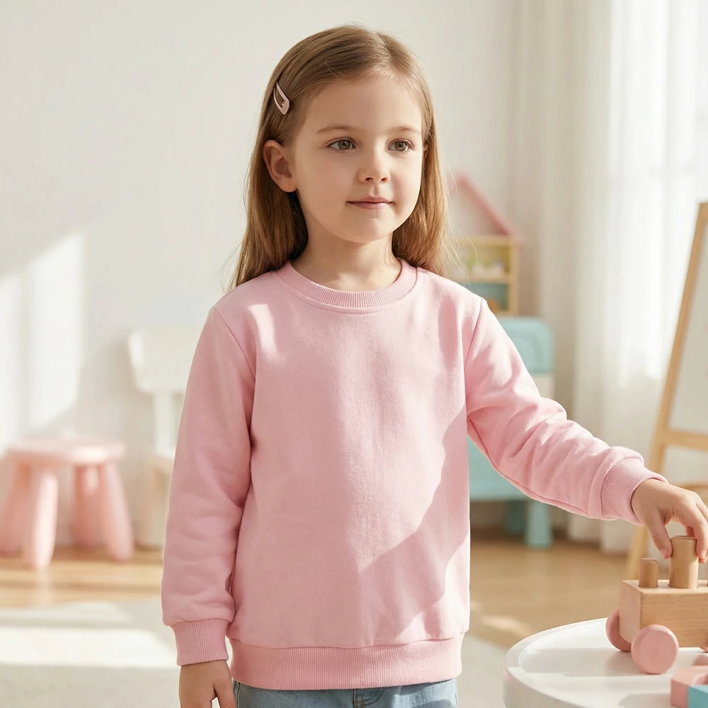Kinder-Sweatshirt zum Selbergestalten, personalisierte Kapuzenpullover, Kinder-Pullover, Oberteile mit Foto, Namen, Logo oder Text, Sweatshirts für Jungen und Mädchen. – Detail 8