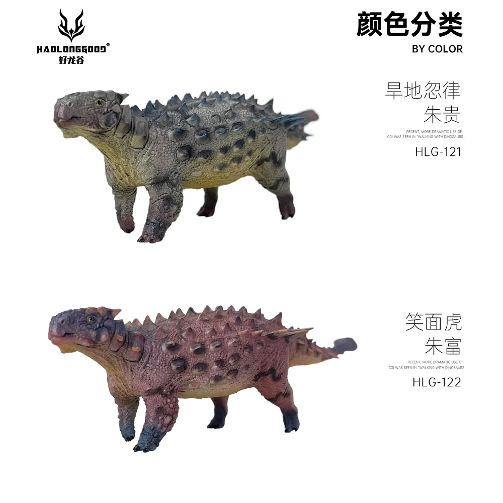 1:35 HAOLONGGOOD Saichania Toy Prehistoric Animal Model With Retail Box