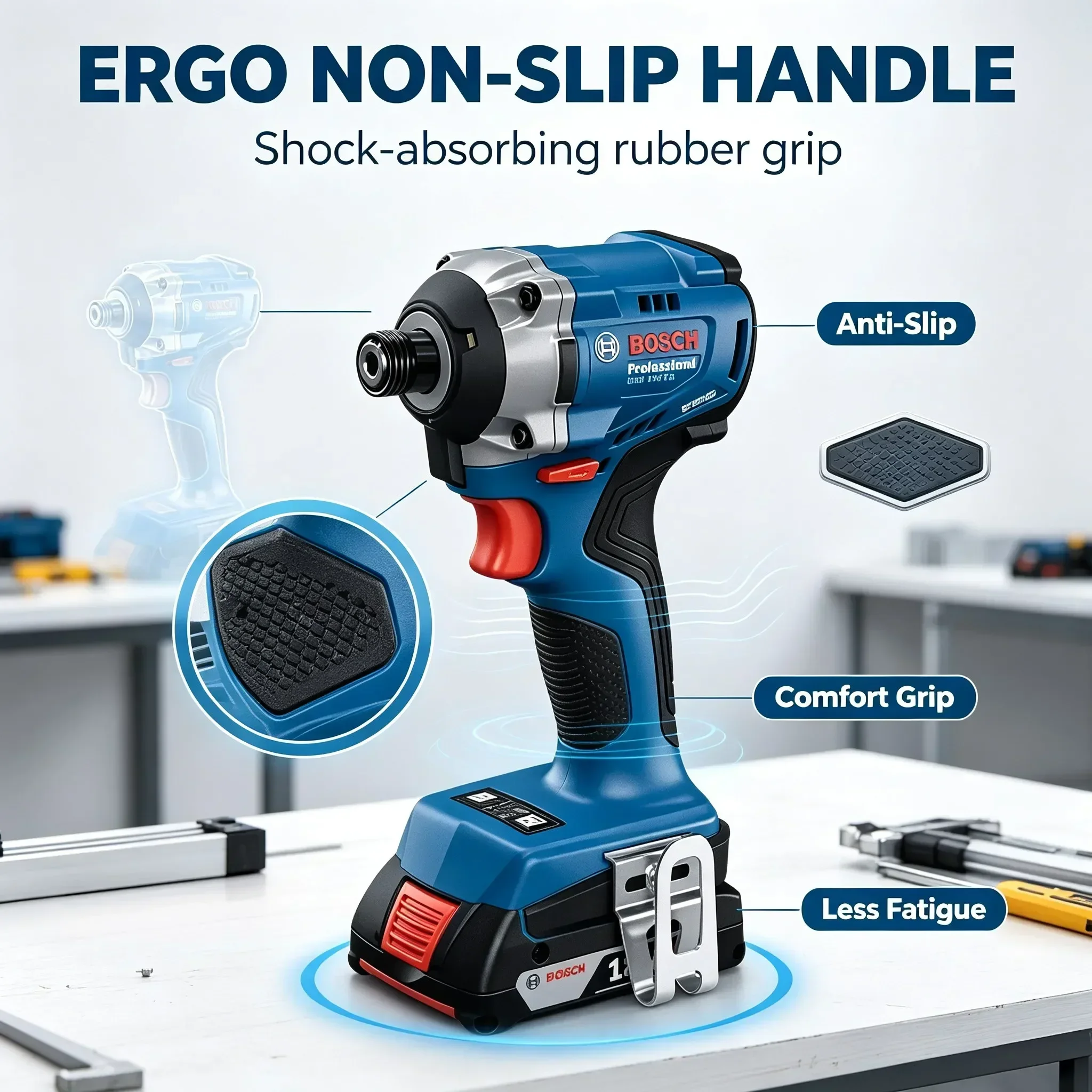 Bosch GDR 18V-215 Professional 18V Cordless Impact Driver 1/4