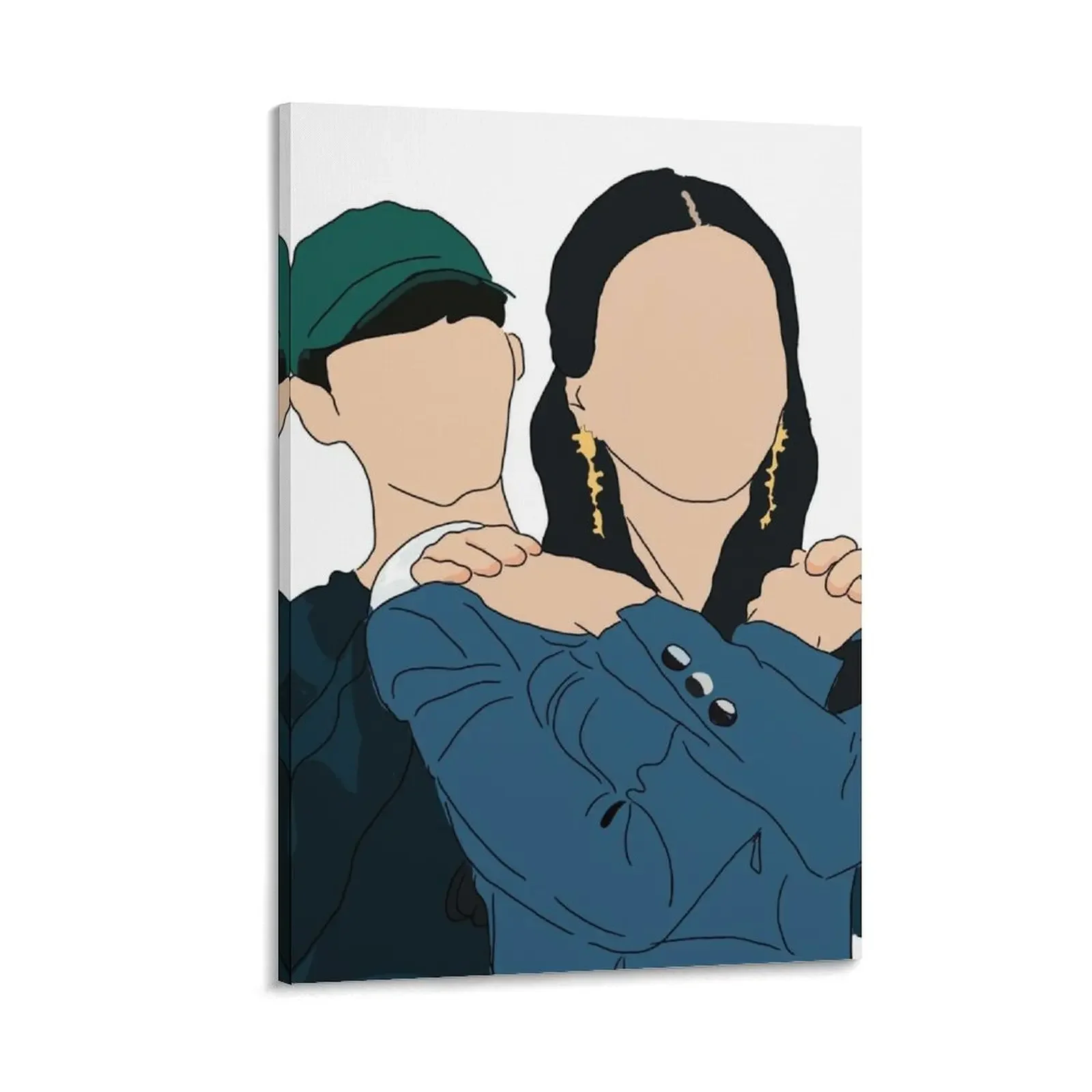 

It's Okay to Not Be Okay Canvas Painting Decor for room Decoration
