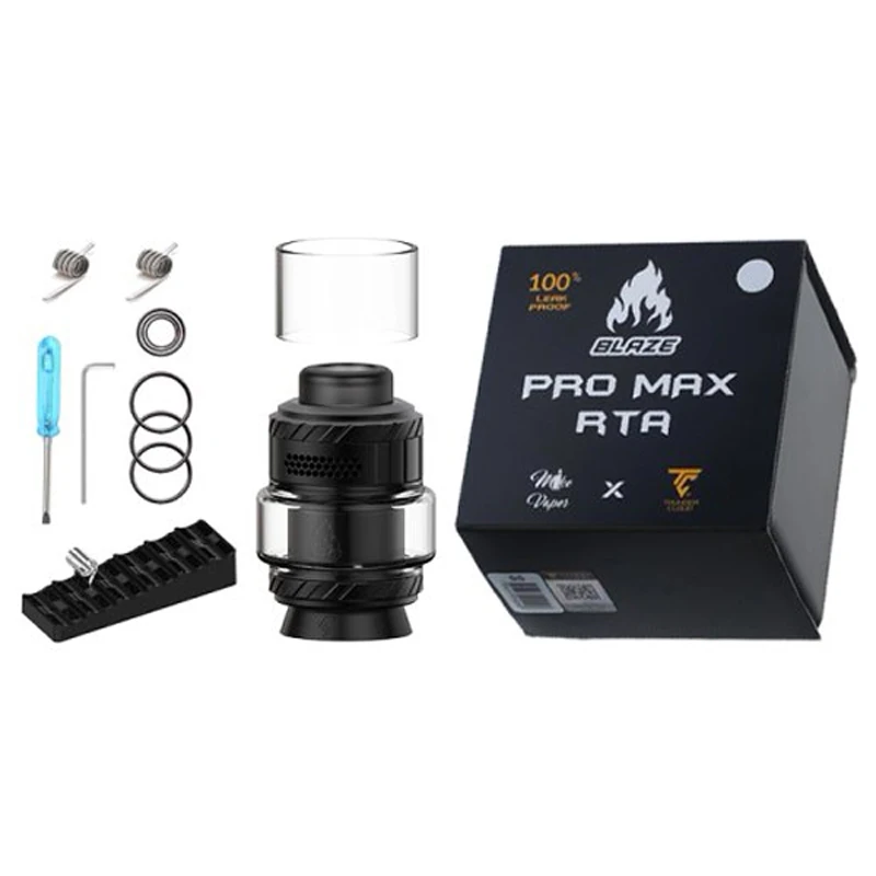 الأصلي ThunderCloud Blaze PRO MAX RTA البخاخة 5.5 مللي/8.5 مللي المزدوج لفائف سطح السفينة 28 مللي متر 810 بالتنقيط تلميح مانعة للتسرب السجائر الإلكترونية #6