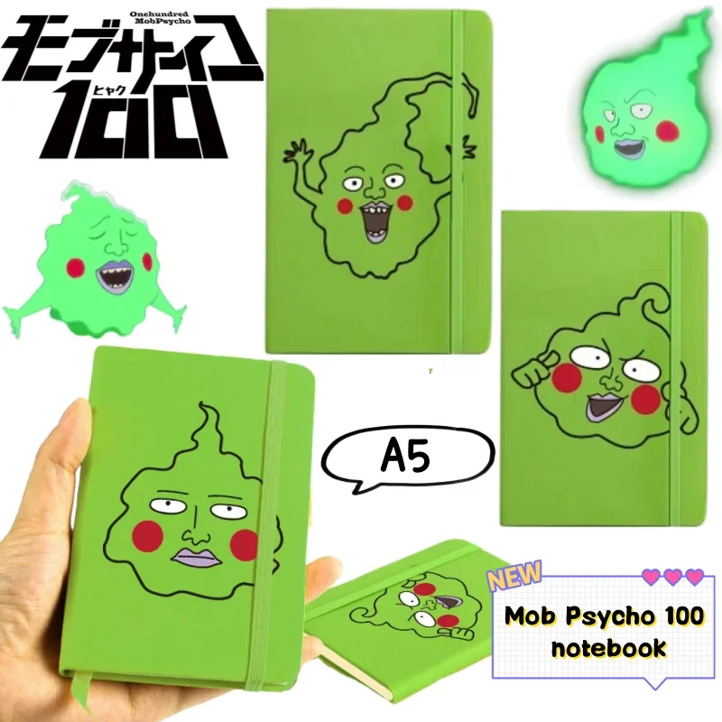 Mob Psycho 100 Reigen Arataka Dimple A5 Handbook Creative High Color Animation Cartoon Printing Thickened Horizontal Notepad