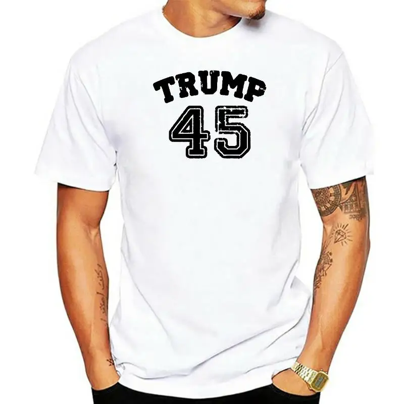 Mens Trump 45 Tee Political President USA Trump Tee Tri-Blend Tee Politics