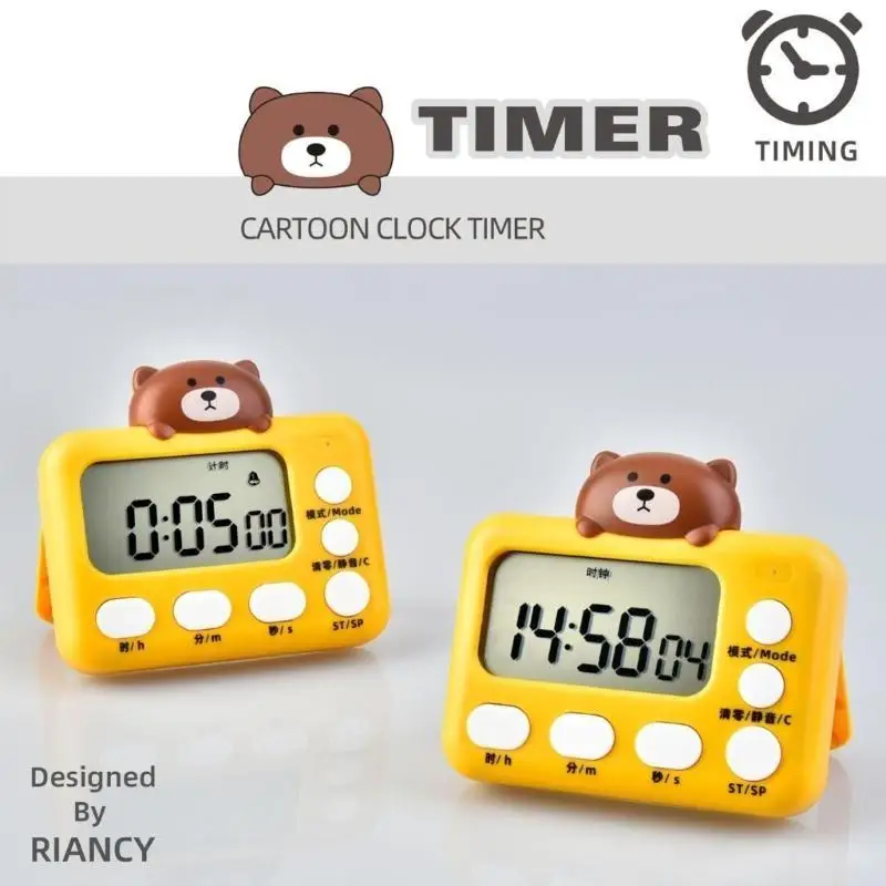 652F Cartoon Animal Timer Countdown Timer Digital Timer Electronic Clock