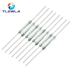 100-10PCS N/O Reed Switch 2*14mm Magnetic Switch Normally Open Magnetic Induction Switch DIY Electronic N/O Switch For Arduino