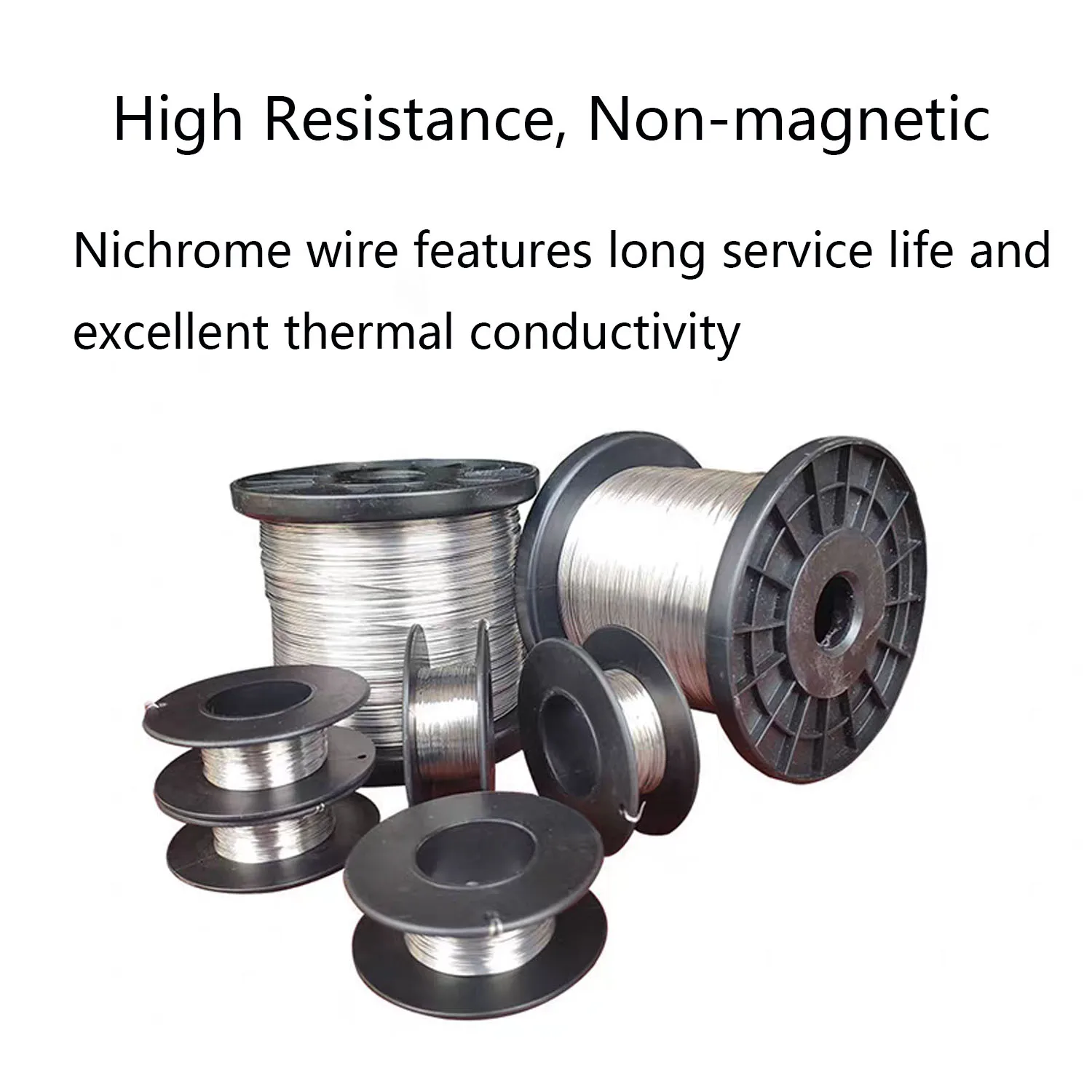 Cr20Ni80 Ni Cr Alloy Electric Wire Resistance Heating Wire for Cutting Foam Acrylic Acid Bending Applications