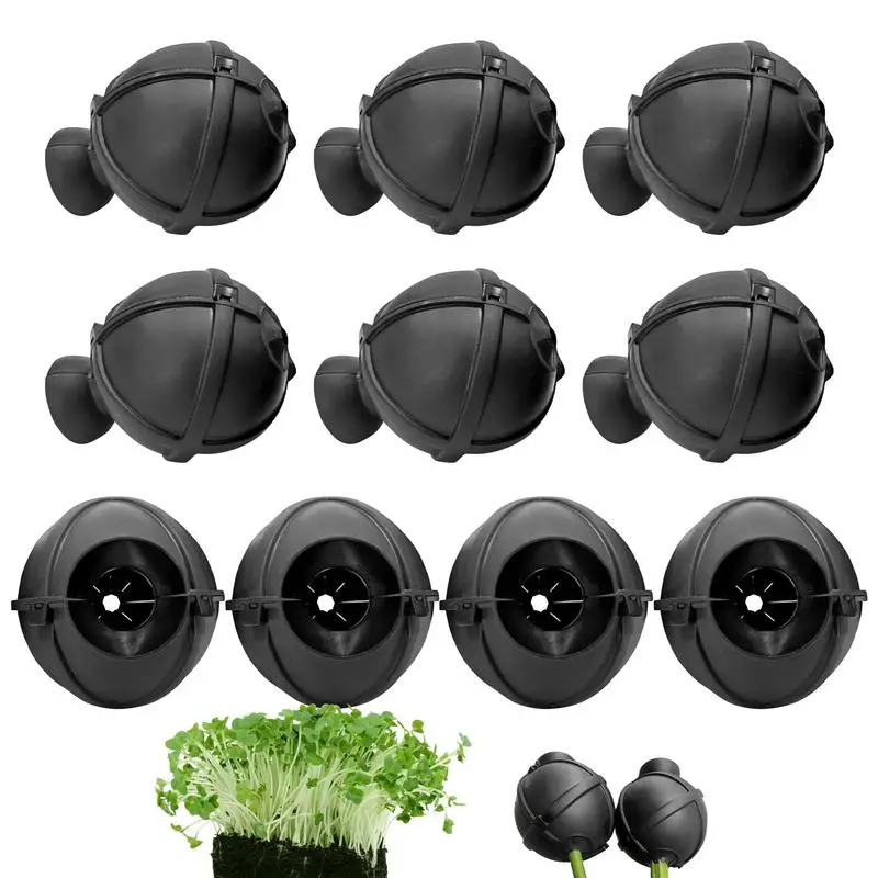Air Layering Pods 10 Pieces Reusable Air Layering Kit Gardening Supplies Without Tying For Home Yard Backyard Farm Patio Pathway
