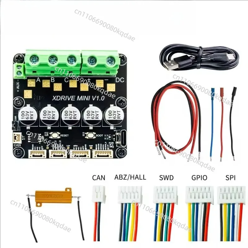 ODRV V3.6 Brushless Servo‑Drive Unit, SPI AS5047P Sensor, Robotic Project Motor‑Control Accessory