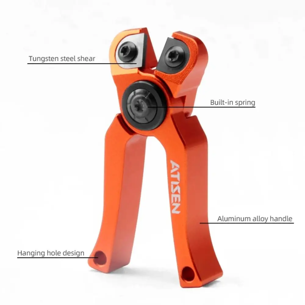 Cortalíneas de tungsteno – Mini tijeras impermeables con resorte - imagen 3