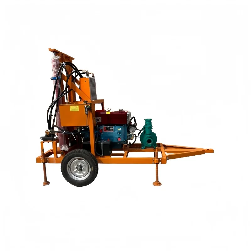 Water Borehole Drilling Rig Three Wheeled Motorcycle 150m Depth Water Well Drill Rig