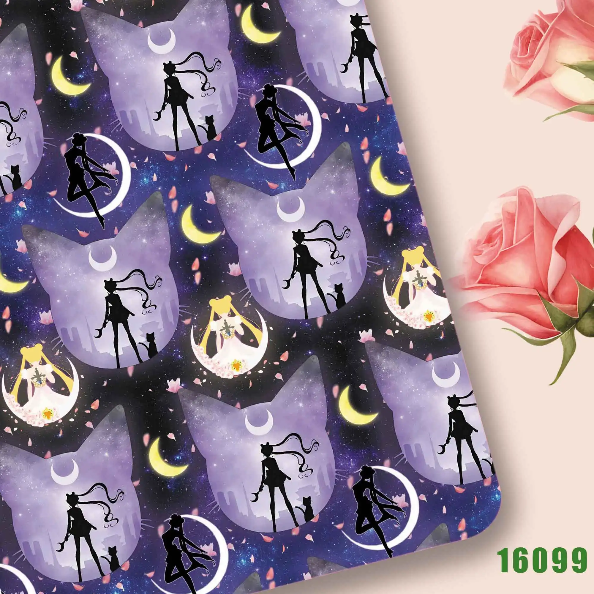 Cartoon Fabric Hot DIY140*50cm Handmade Sewing Patchwork Quilting Baby Dress Home Sheet Printed Fabric Fabric16097