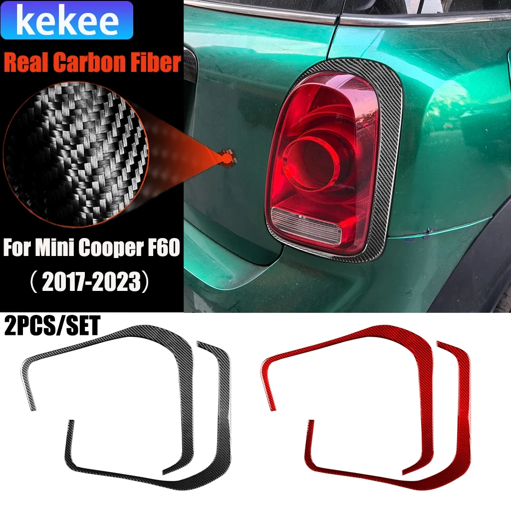 

Автомобильные аксессуары из углеродного волокна, задние задние фонари, модифицированная внешняя накладка, мягкая наклейка для Mini Cooper F60 Countryman 2017-2023