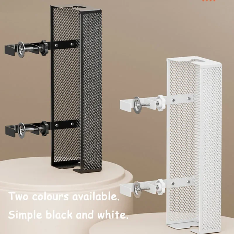 Under Desk Metal Storage Rack No Punching Cable Management Tray for Home/Office, Space-Saving Wire Organizer with Multi-Purpose