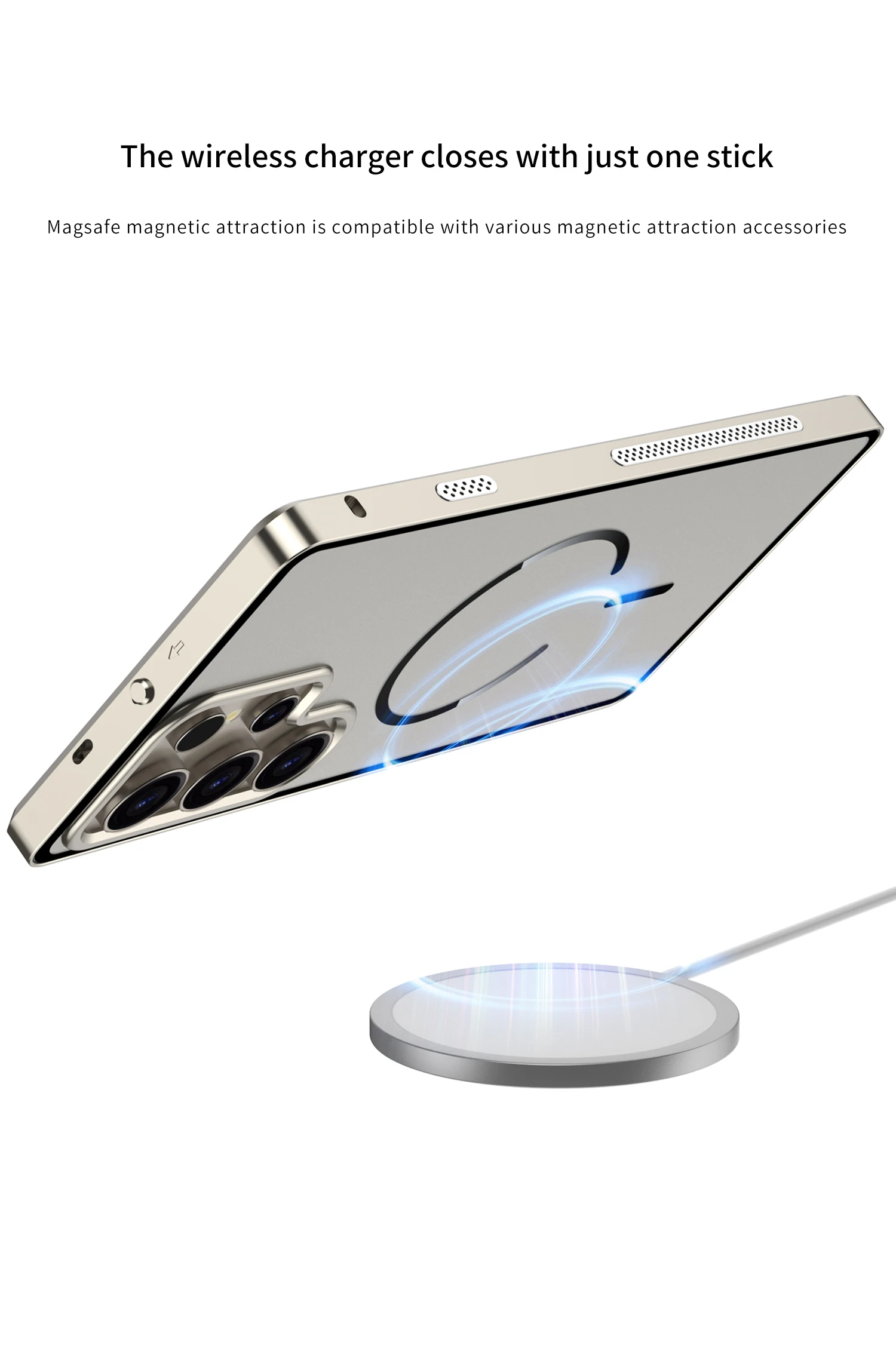 Für Samsung Galaxy S26 Plus S25 S24 S23 Ultra Mattierte Handyhülle Metallrahmen Abnehmbar Für Magsafe Schnalle Aluminiumlegierung Hülle – Detail 10