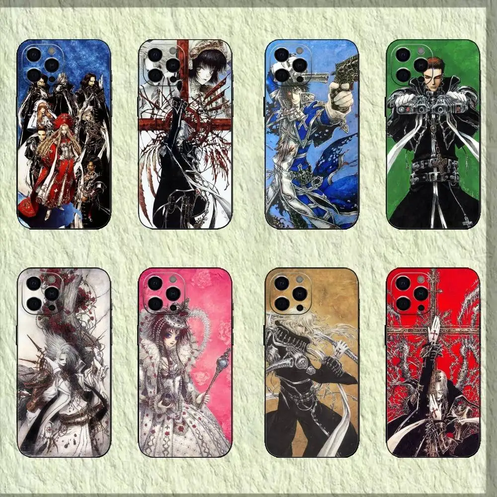 

T-Trinity B-Blood Phone Case Silicone black Soft For IPhone 17,16,15,14,13,12,11,XS,Plus Pro Max