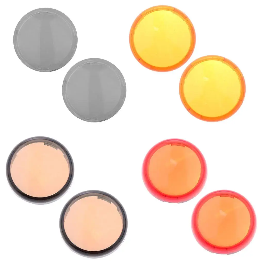 Motorcycle Turning Signal Blinker Lens Weatherproof ABS Rear Lamp Cover for Harley Davidson Softail