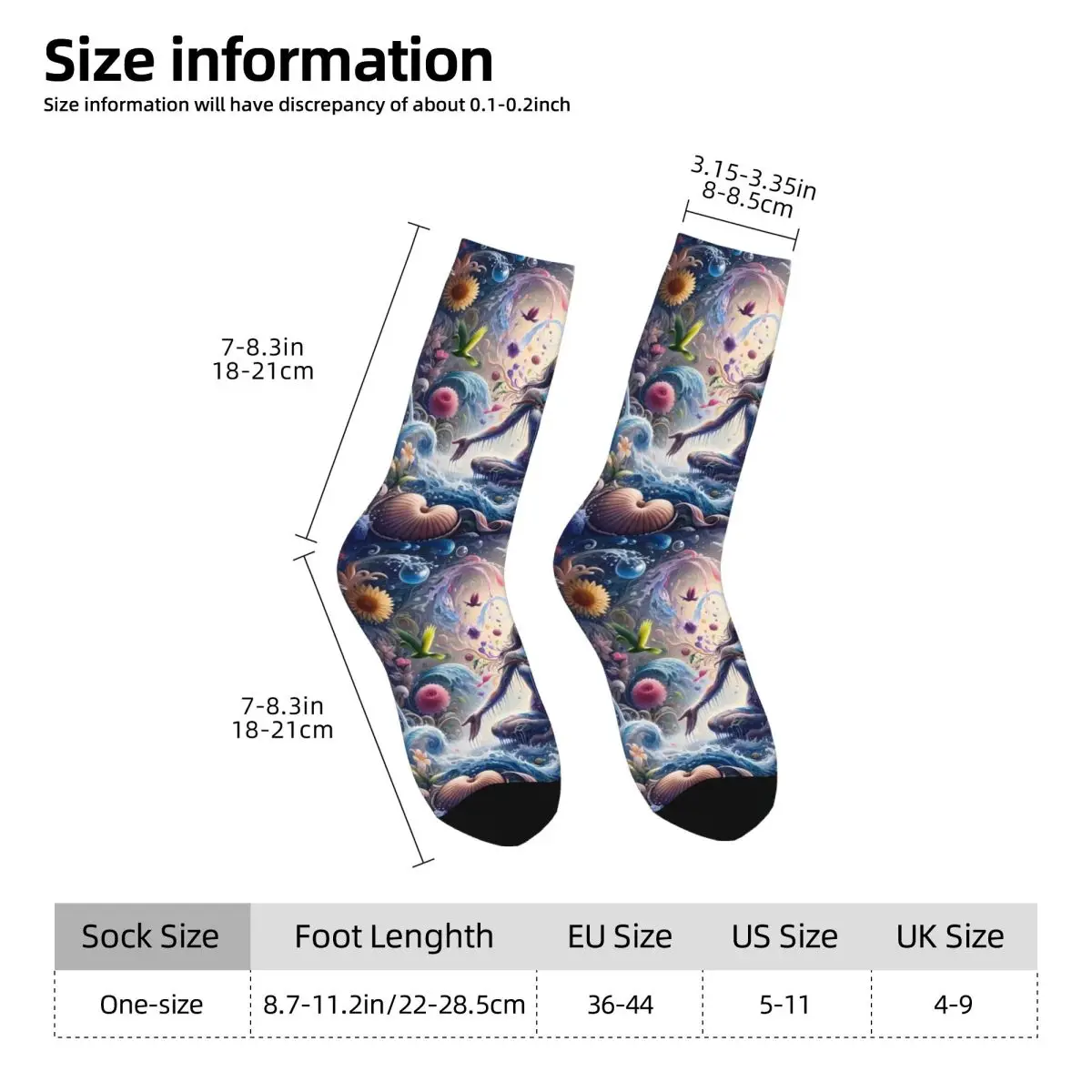 New Life Sock Printed Man Polyester