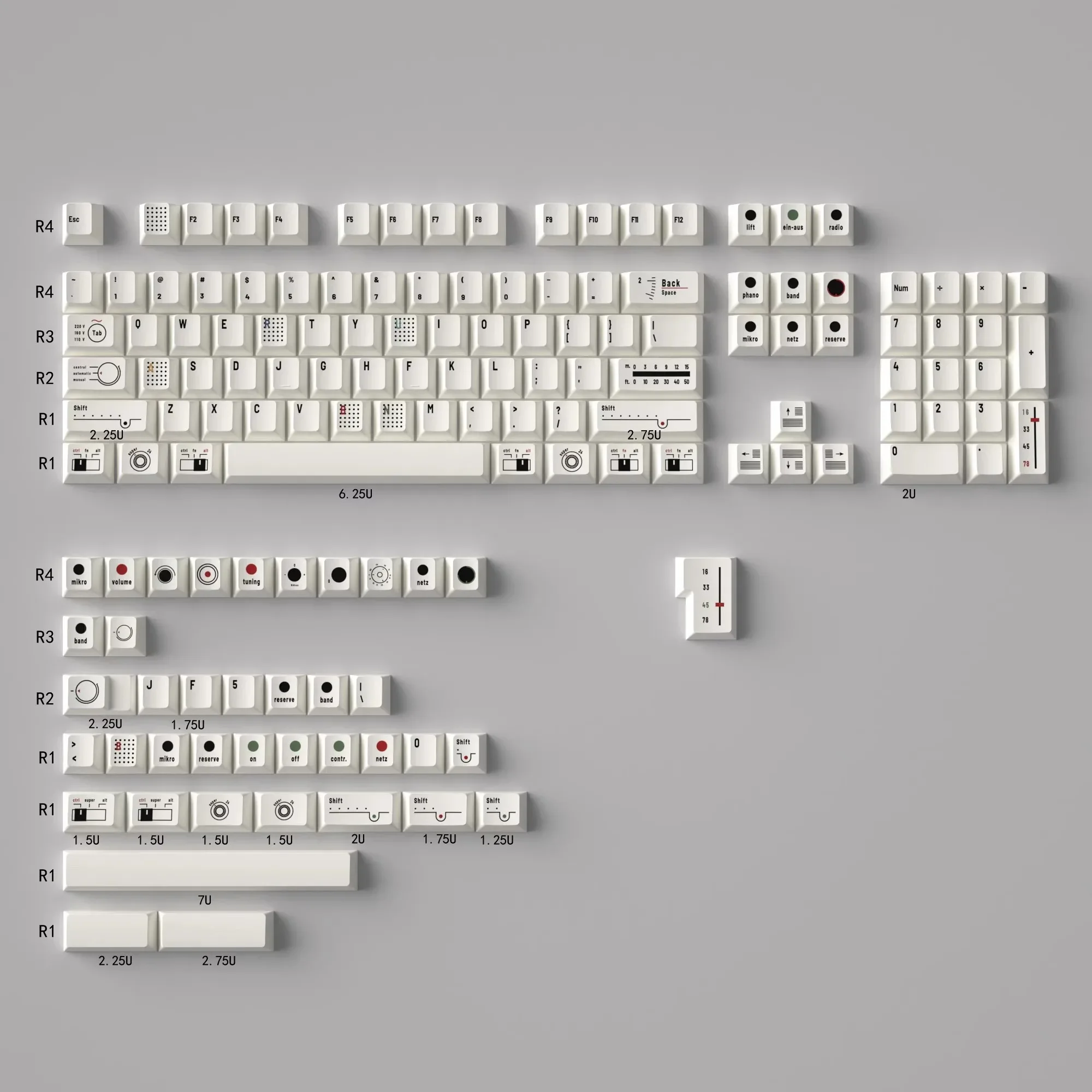 Set di copritasti a tema bianco semplice PBT Dye Sublimation Cherry Profile Key Caps tastiera meccanica 144 tasti tasti tasti tastiera personalizzati