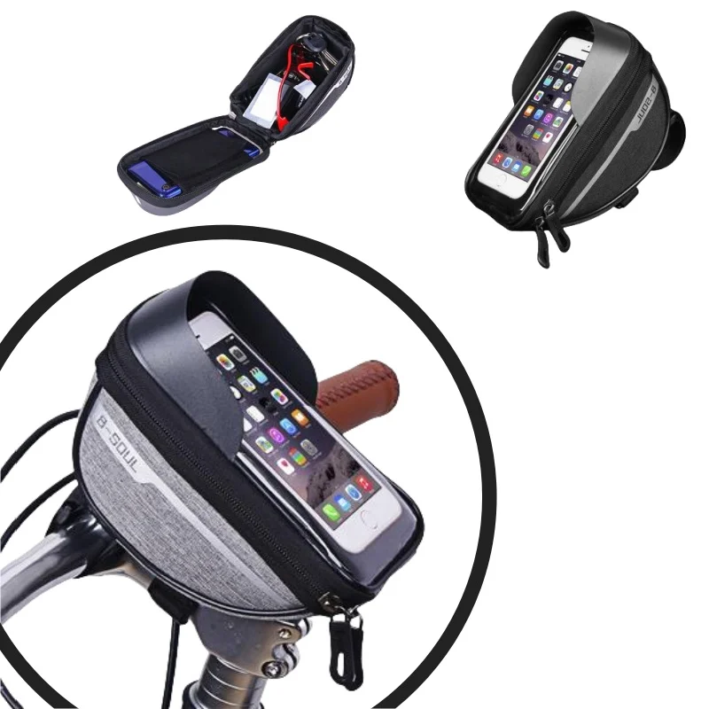 Wasserdichte Fahrrad Frontrahmen Tasche Touchscreen Telefon Halter MTB Rennrad Radfahren Tasche Lagerung Sattel Schwanz Tasche Zubehör