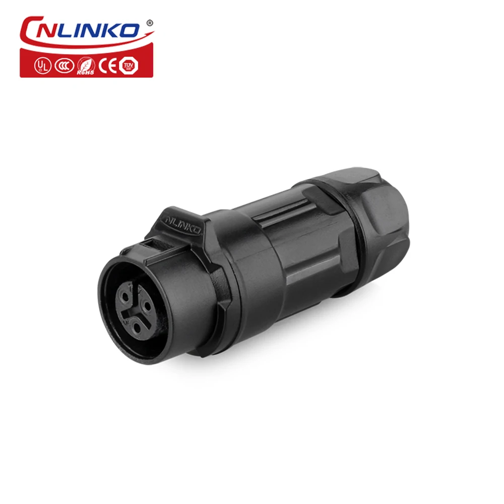 CNLINKO M12 Waterproof Industrial Connector LP12 Male Plug Mating Plug 2 3 4 5 6 7 8 Pin Mini Electric Connector Factory Retail