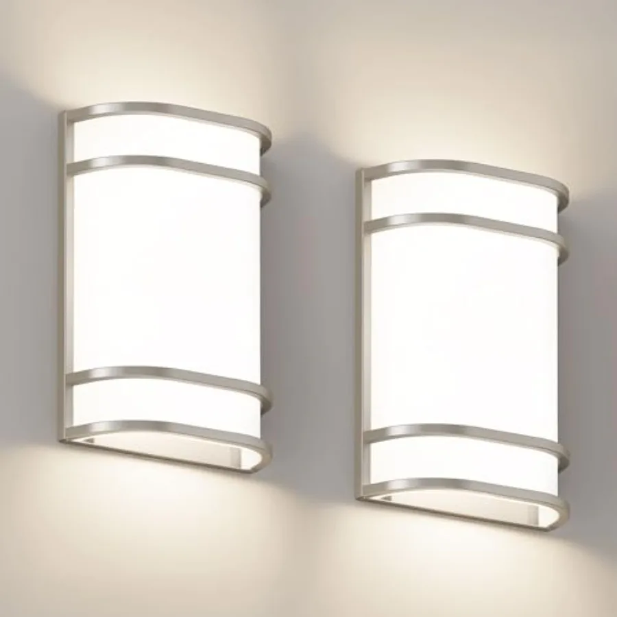 

Led Wall Lights Indoor- 10 Inch Modern Wall Sconce Lighting 3000K/4500K/6000K Adjustable Led Wall Lamps for Hallway, Staircase,