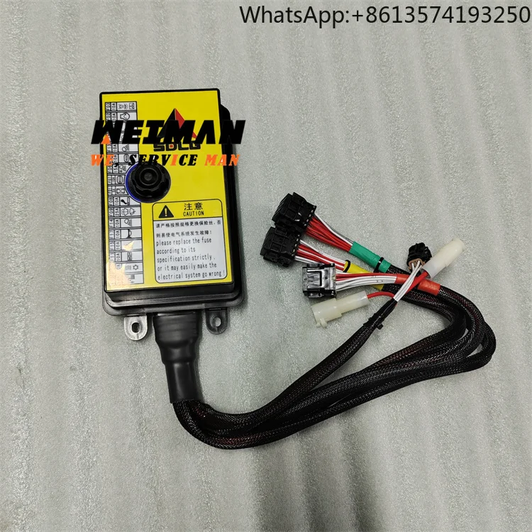 Unidade de Fusíveis e Relés 4130001899 Caixa de Controle Elétrico Central para Motoniveladora G9190
