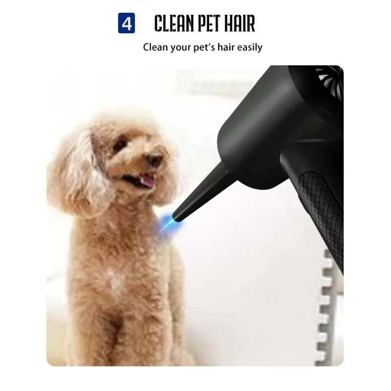 Hot Sale Portable Rechargeable Blower Dust Collector Compression Computer Car Keyboard Cleaner Household Cleaning Tool