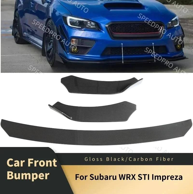 

Накладка-сплиттер на передний бампер для Subaru WRX STI Impreza, диффузор, нижняя накладка на бампер, защита от царапин
