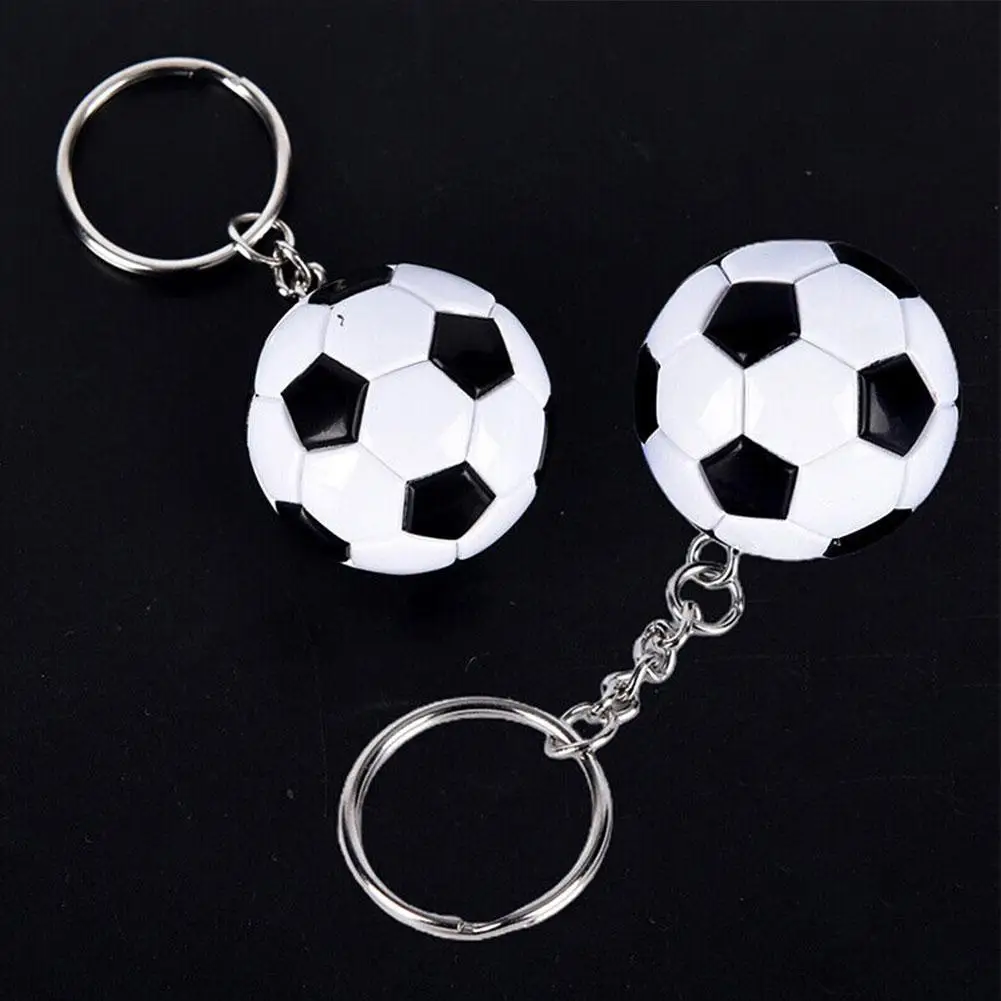 European Football Imitation Leather Souvenir Keychain Match Ball Fans Souvenir Keyring Phone Fashion Pendant Boy Gift