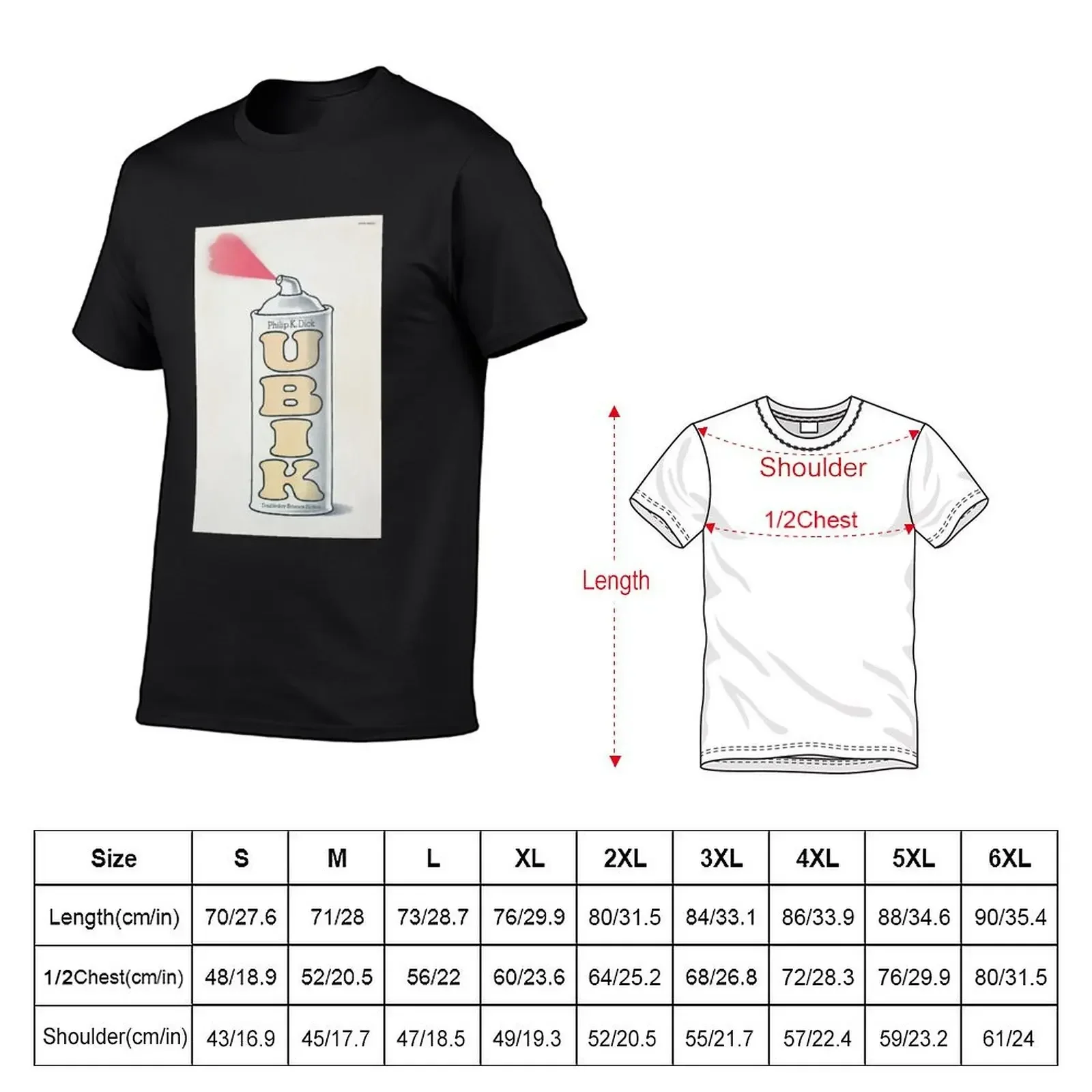 Ubik Sticker T-Shirt baggy shirts oversized t shirt essential t shirt tees black t-shirts for men