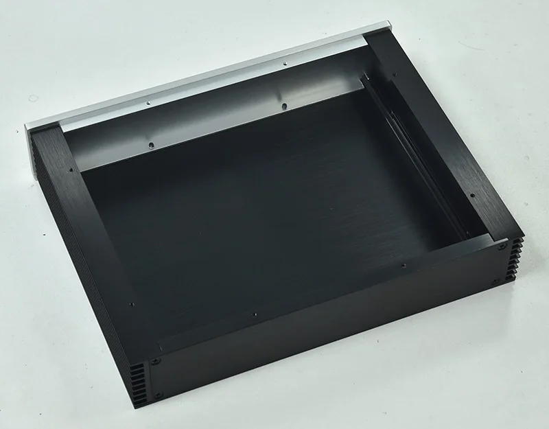 Ширина 320 мм высота 60 мм полностью алюминиевый усилитель шасси трубчатый предусилитель DAC корпус/Чехол/коробка «сделай сам» (320*62*240 мм)