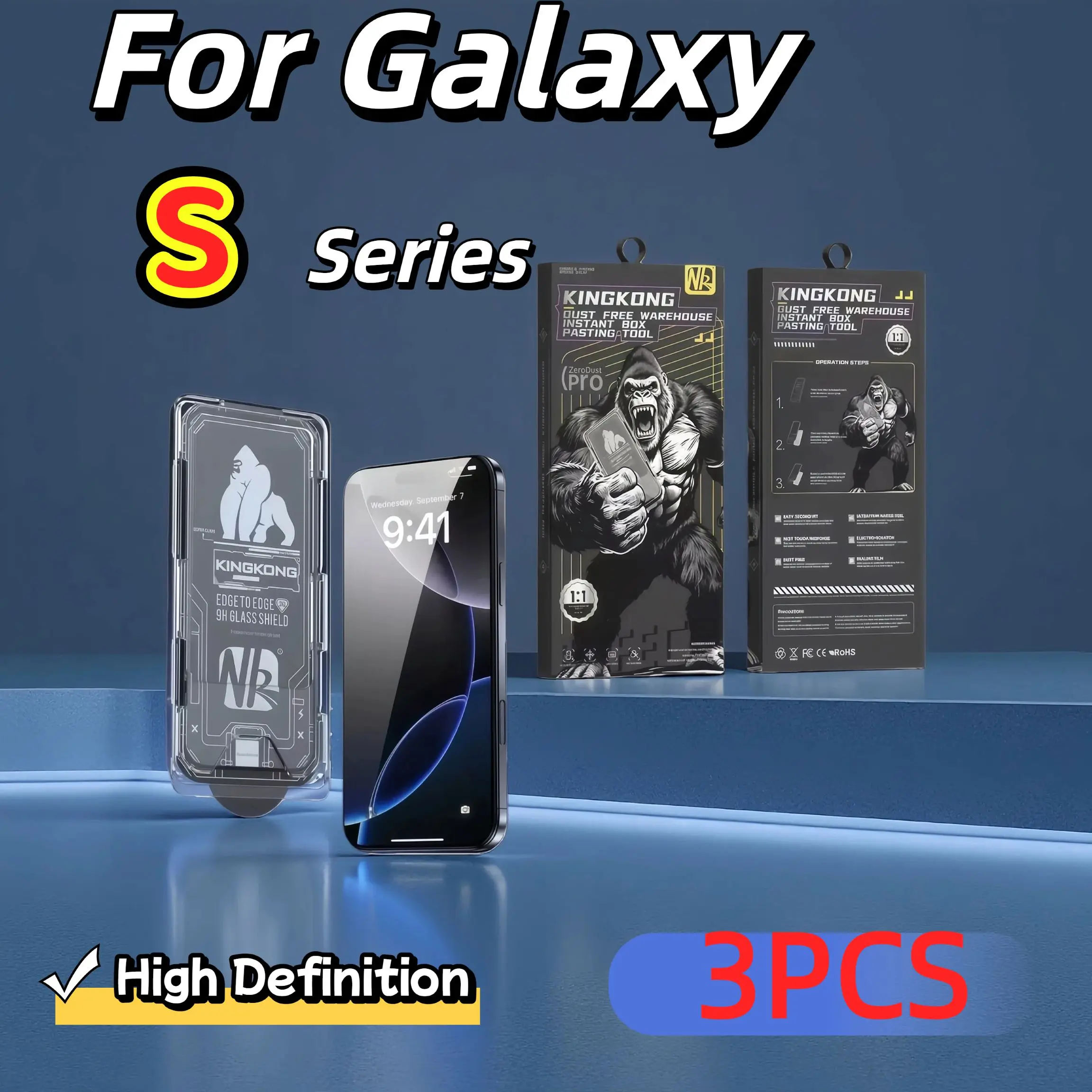 3Pcs Tempered Glass… - image