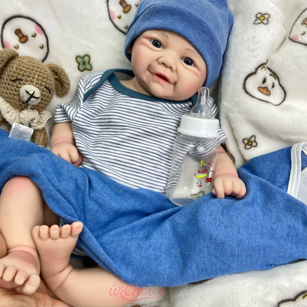 Silicone Reborn Doll Vivienne 17 Inch Full Body Realistic Weighted Soft Silicone Photo Prop for Photographers Gift