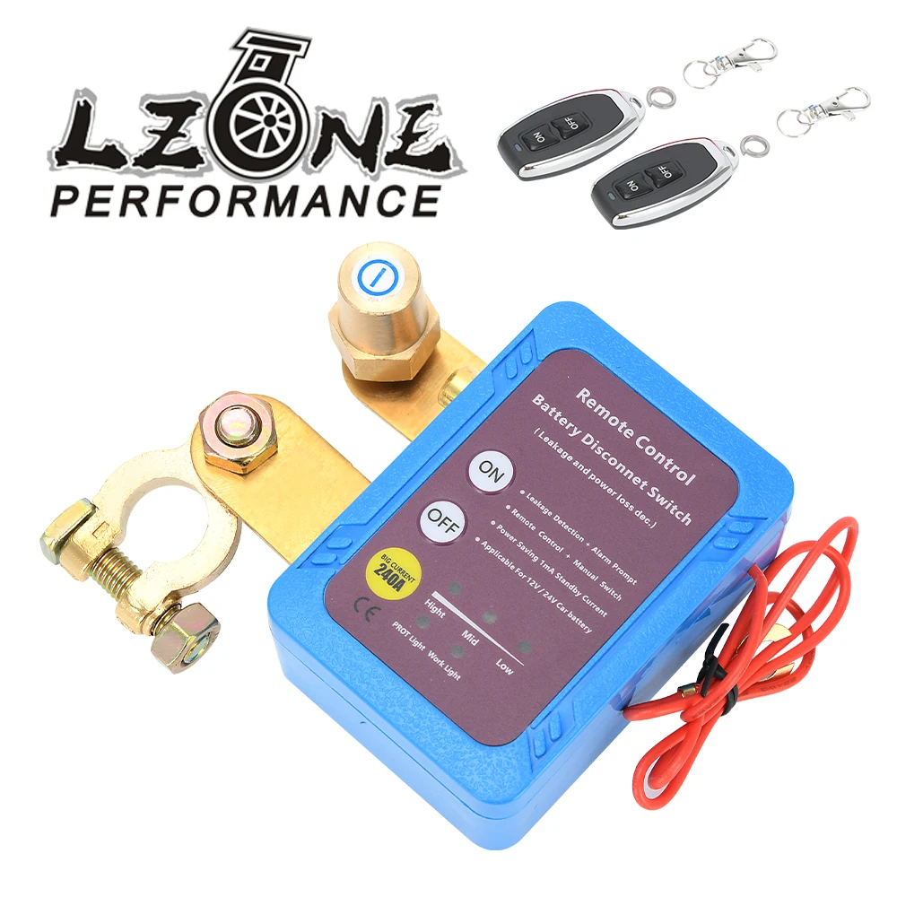 

Remote Battery Disconnect Switch 12V 240A Kill Switch Automatic Power Shut Off Switch Remote Control Switch For Auto