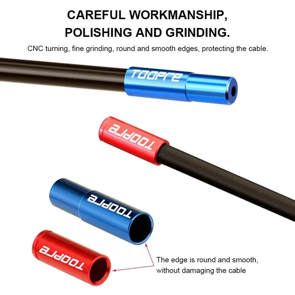 Tapas de Cable de Bicicleta de Aleación de Aluminio 4mm 5mm, Tapones de Tubo para Freno y Cambio MTB Bicicleta de Carretera