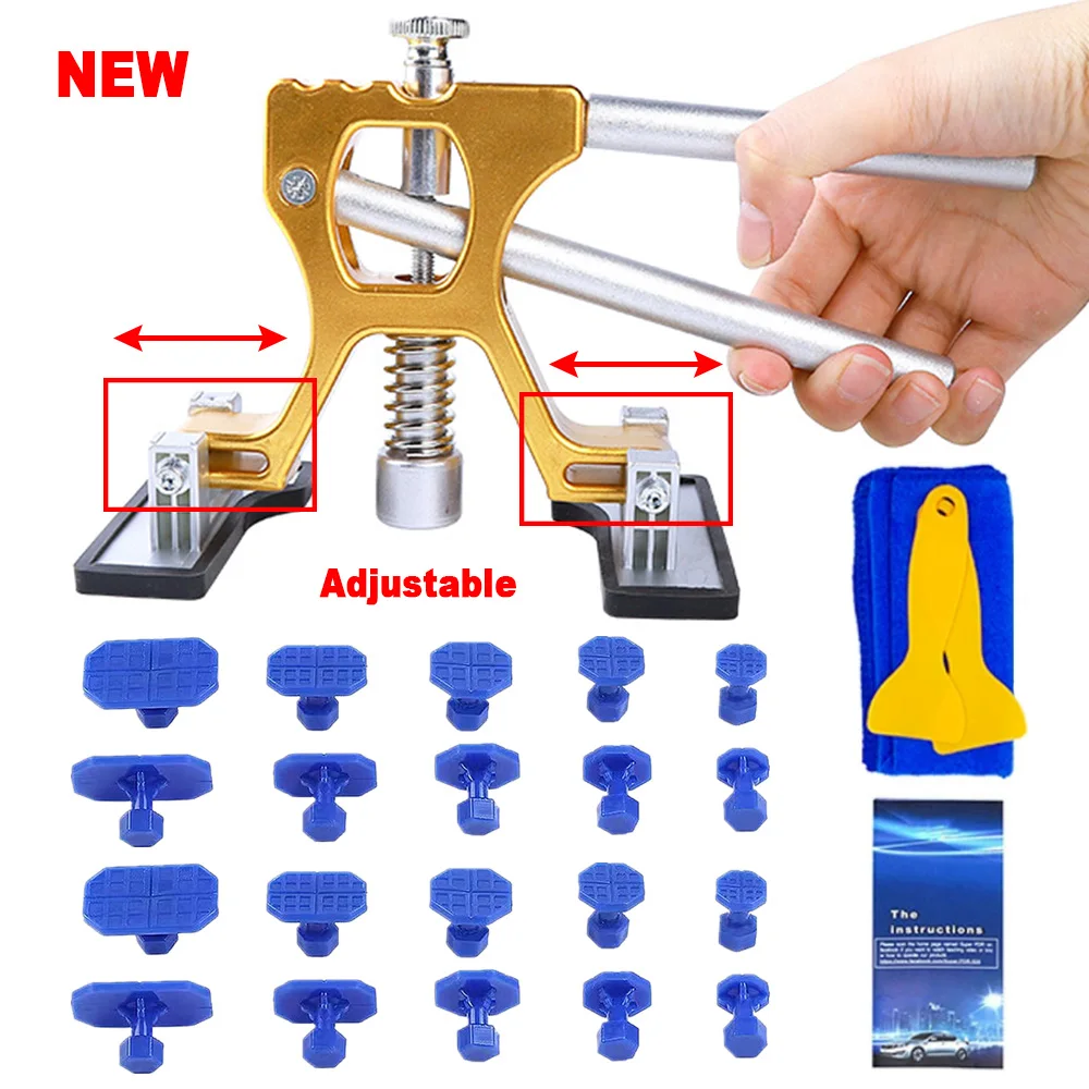 조정 가능한 자동차 덴트 풀러 덴트 리무버, 전문 자동차 바디 흡입 컵, 무도장 수리 도구, 자동 덴트 제거 키트, 신제품 
