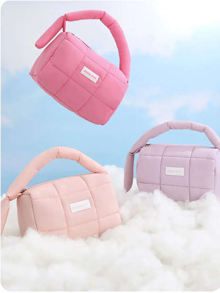 

Новая мягкая женская косметичка, органайзер для туалетных принадлежностей, косметичка на молнии, дорожная сумка для стирки