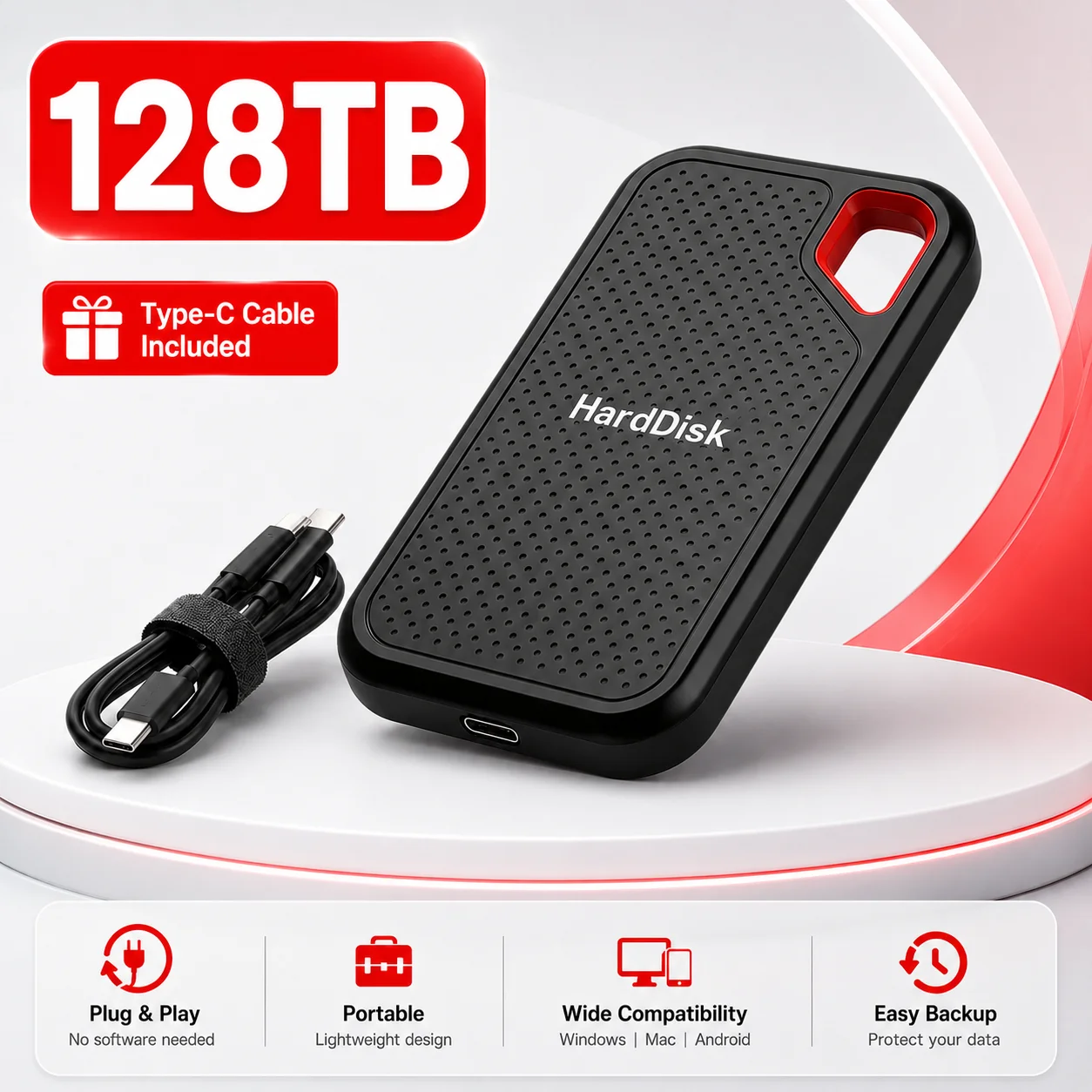 128TB