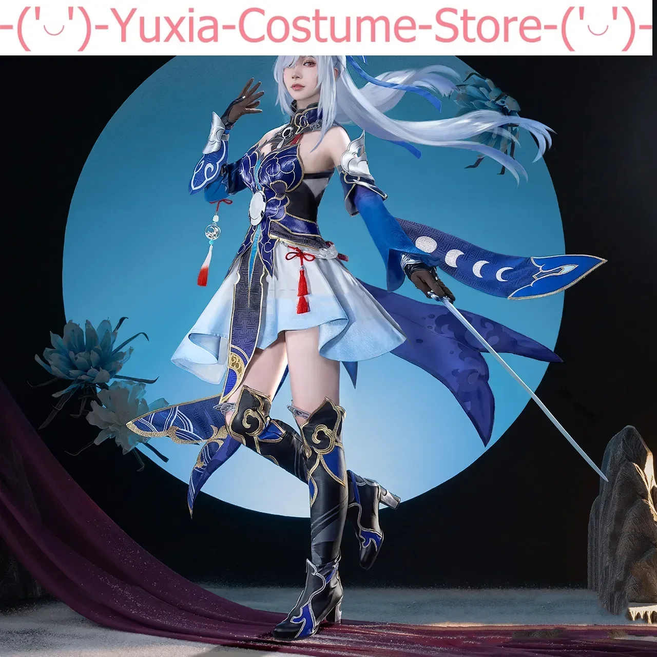 Honkai: Star Rail Jing Liu Game Suit Elegant Sexy Dress Uniform Cosplay Costume Halloween Party Role Play Outfit Women