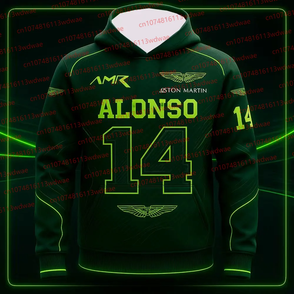 

Футболка для регби Aston Martin 2025 года, мотоциклетная футболка Silverstone Race Edition, испанский гонщик Fernando Alonso 14, комплект Lance Strol 18, футболка