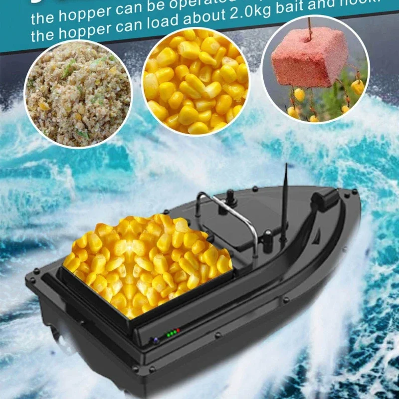 2026 New Intelligent remote control positioning system bait boat surfing  fishing GPS large bait container Control within 500M