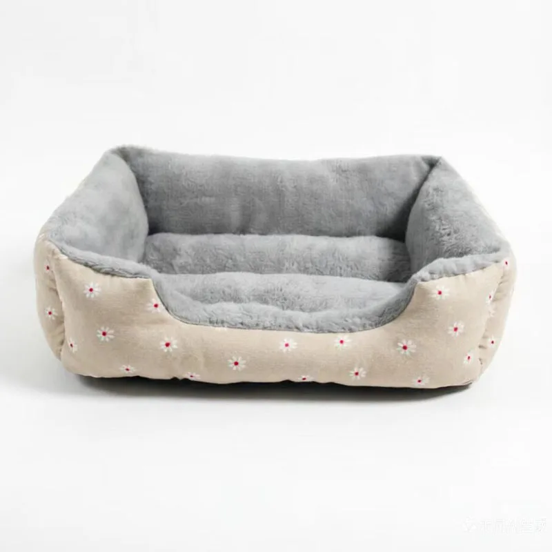 Cama de felpa para gatos y perros - sofá cama lavable y antideslizante