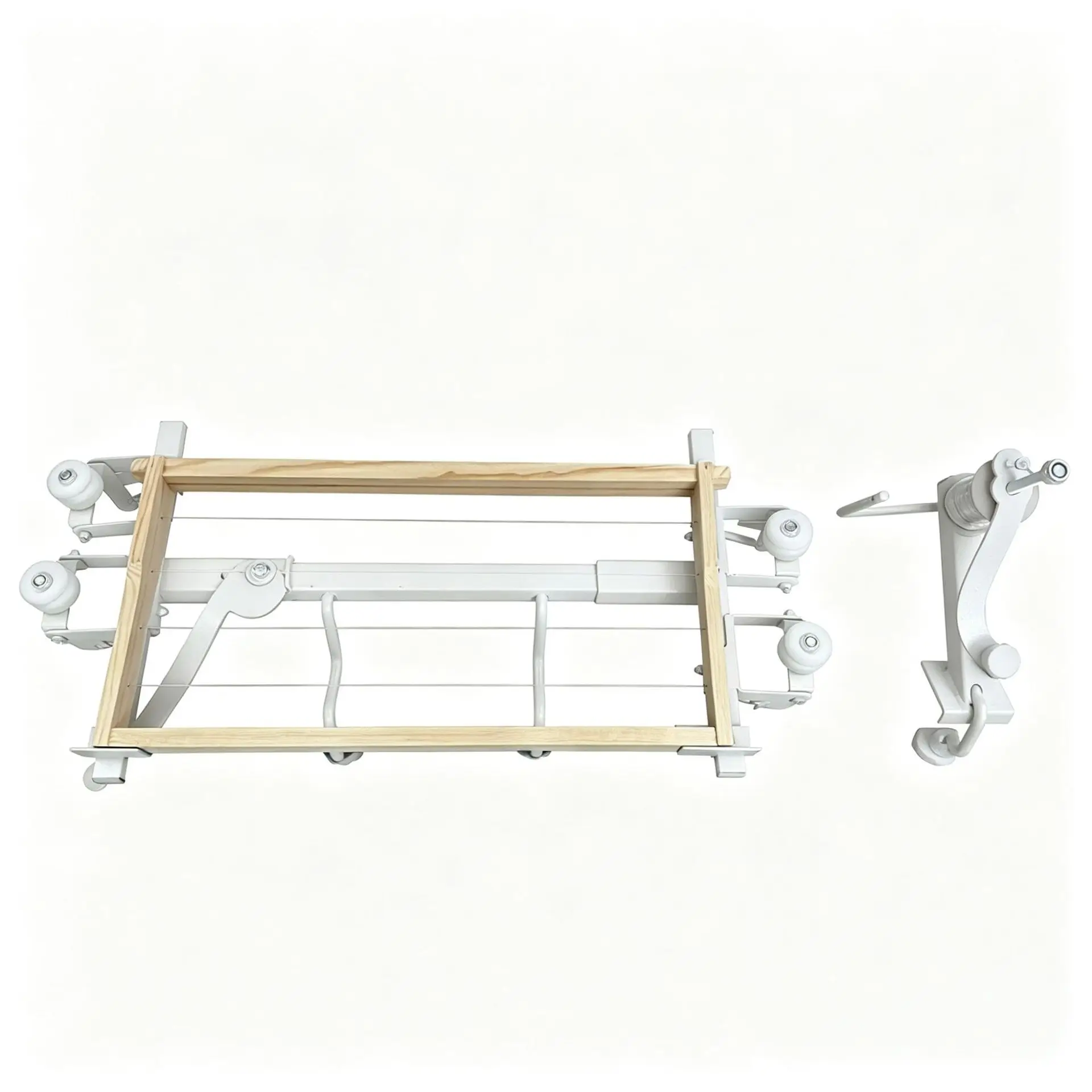 Beekeeping tools, hive frame tightener, string threader, hive base, frame silk threader