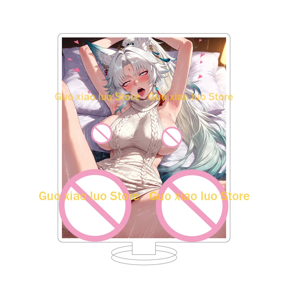 هونكاي ستار السكك الحديدية كافكا بليد الفضة الذئب جينغ يوان برونيا سيلي لوتشا توباز فو شوان مثير فتاة 18R أنيمي الشكل الاكريليك الوقوف