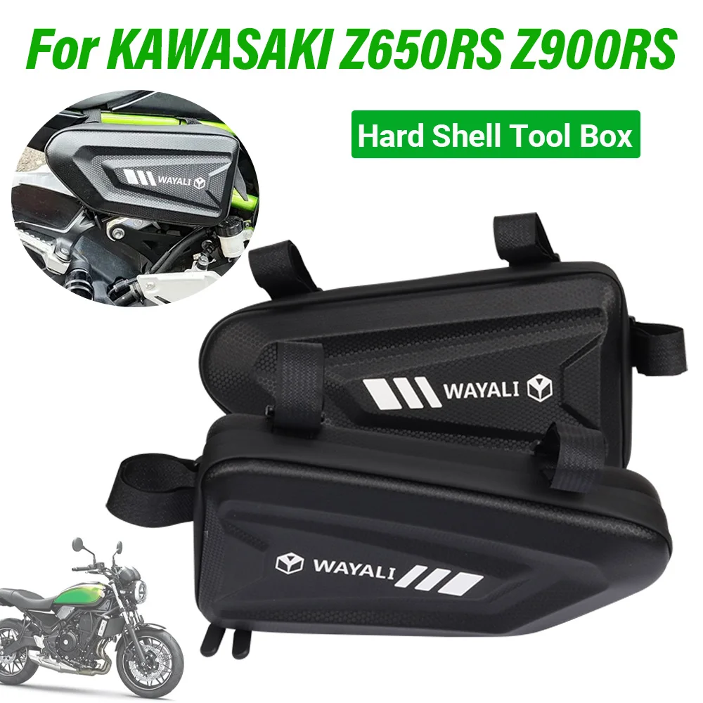 Motorcycle Accessories For KAWASAKI Z650RS Z900RS Z 650 RS Z650 RS 900 Side Bag Fairing Tool Storage Bags Triangle Bumper Bags