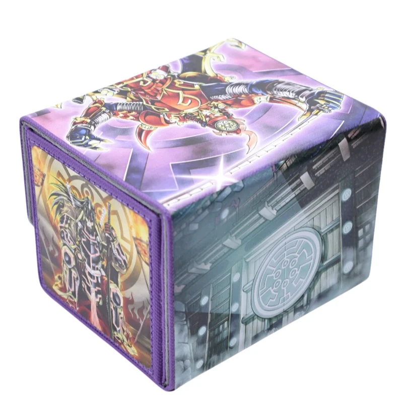 Yu-Gi-Oh-Porte-cartes ATIONS OVski Six Samurai-Shi En Gateway, cuir de haute qualité, jouet d'action, figurine, collection de jeux, boîte de rangement, bricolage