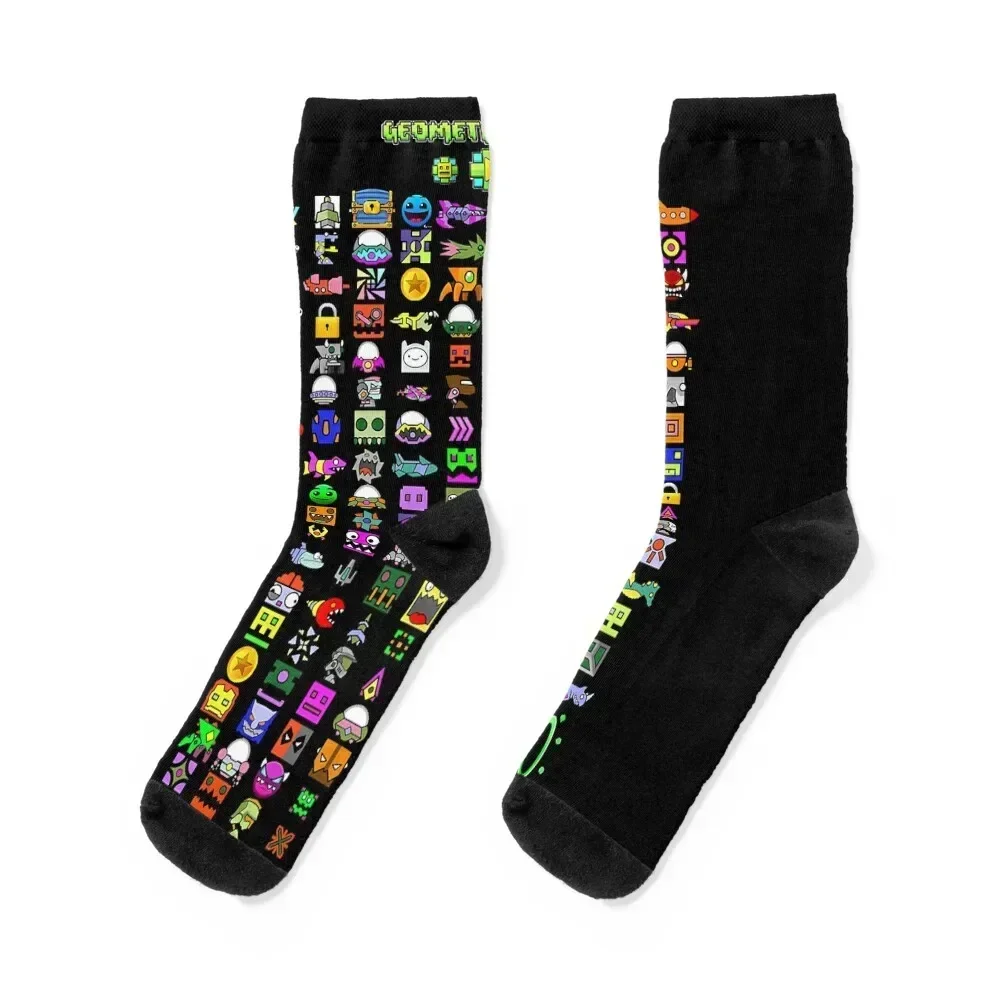 Geometry Dash Socks Rugby shoes Socks Man Women's