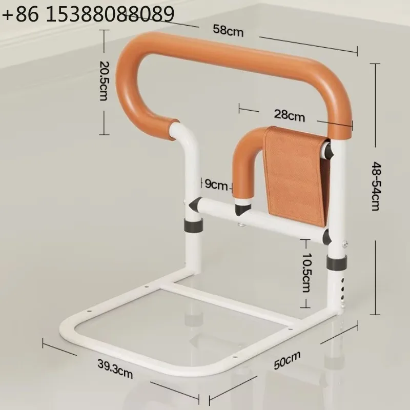 Bedside Handrail for Elderly, Bed Railing Assist Aid, Safety Grab Bar for Seniors Getting Up（1pcs）