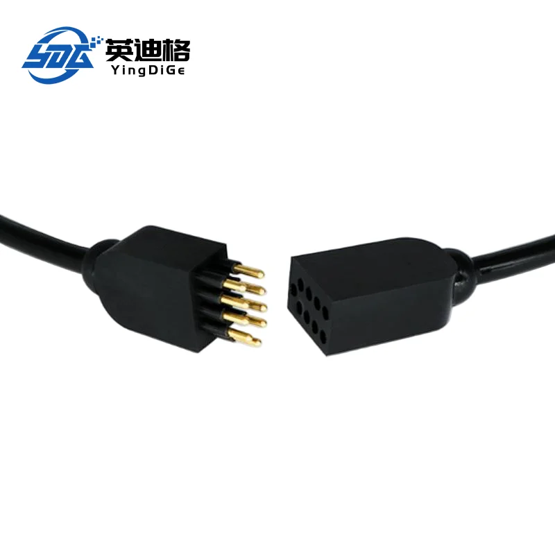 IP68 Waterproof Underwater 8Pin Flat Connector Subconn-Compatible Customized Female Socket Cable for ROV
